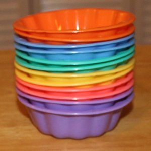 Vintage Plastic Jelly Molds - 12 pc